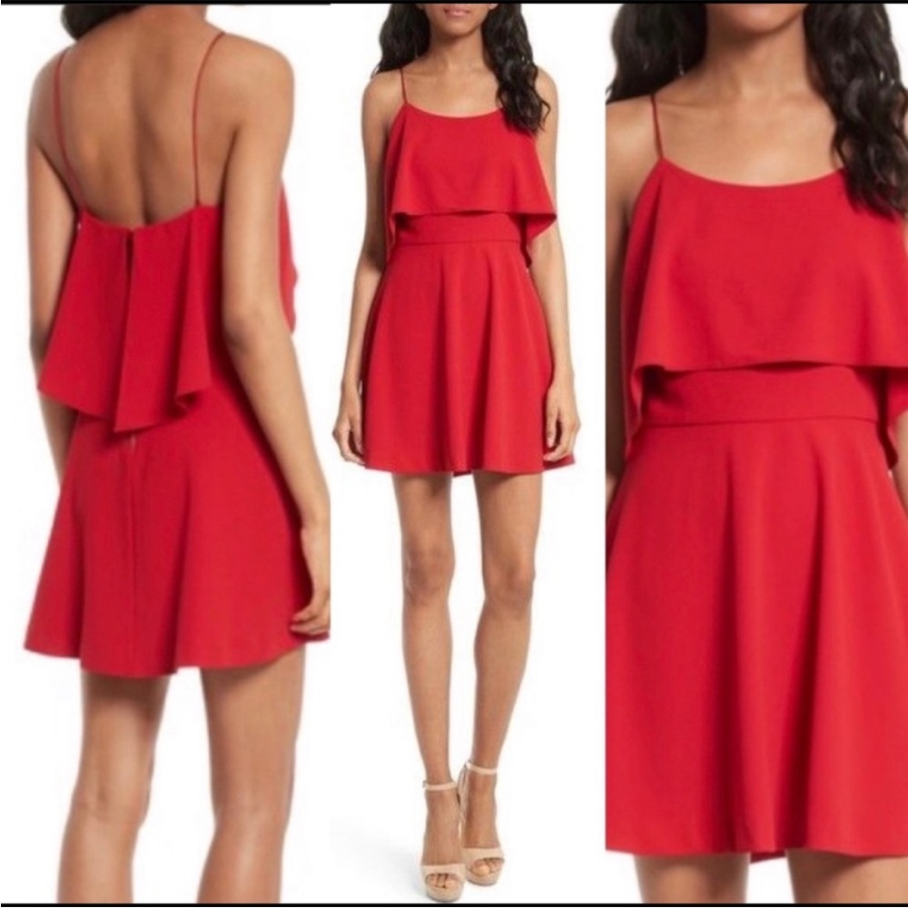 Alice & Olivia red dress